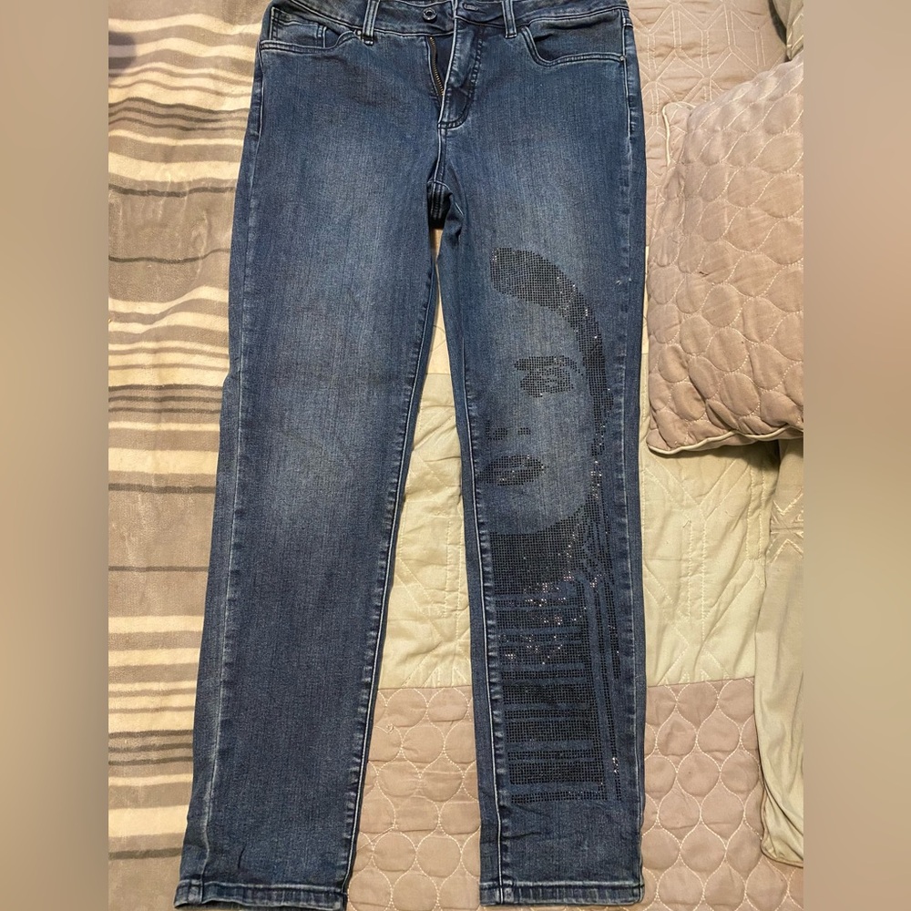 Joseph Ribkoff Rhinestone Jeans